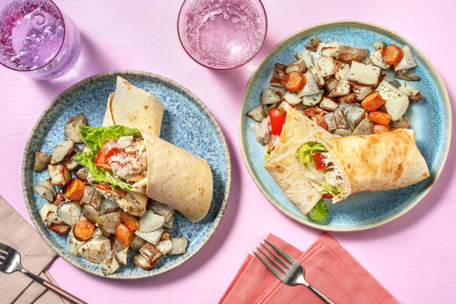 Caesar-inspirerad kycklingwrap