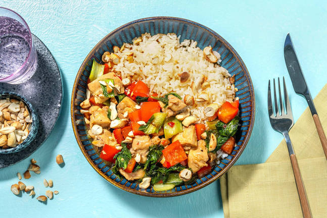 Sweet Chili Chicken Rice Bowls