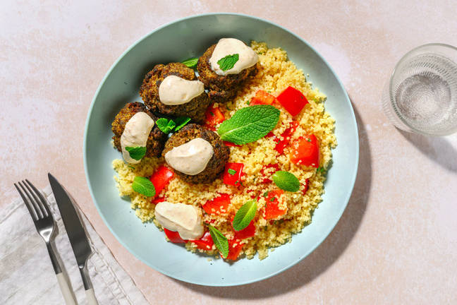 Koftas de ternera con harissa