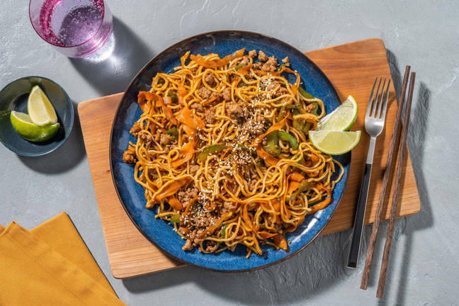 Speedy Thai Inspired Pork Noodles