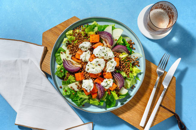 Sweet Potato and Goat's Cheese Salad
