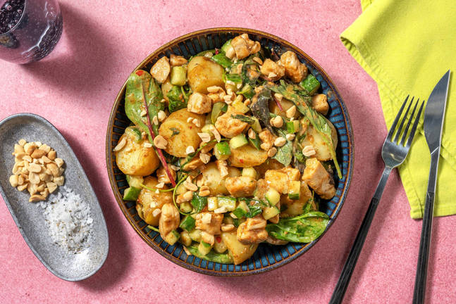 Indonesian Style Satay Chicken Salad