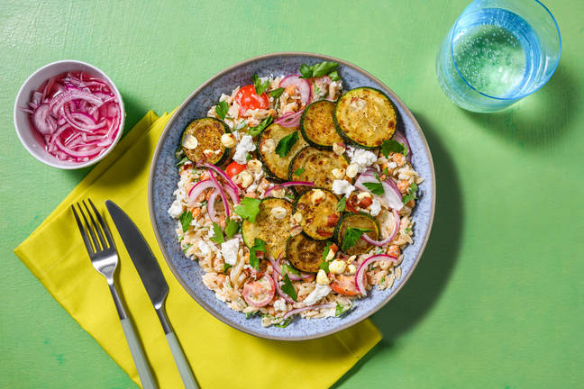 Cajun Spiced Orzo Salad