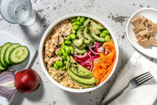 'Tunacado' Bowl with Edamame & Avocado