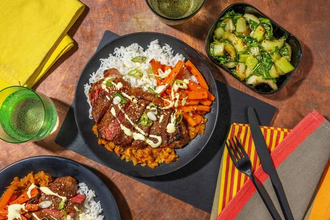 Koreansk bulgogi-rumpsteakbowl