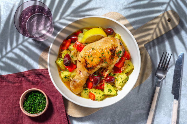 Tajine de poulet & olives à la marocaine