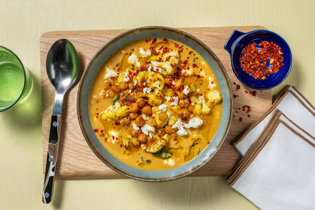 Creamy Curried Cauliflower Soup