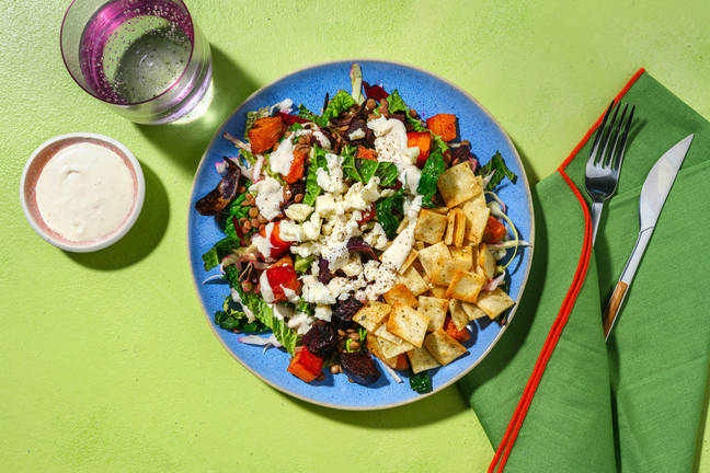 Libanesisk linsesalat