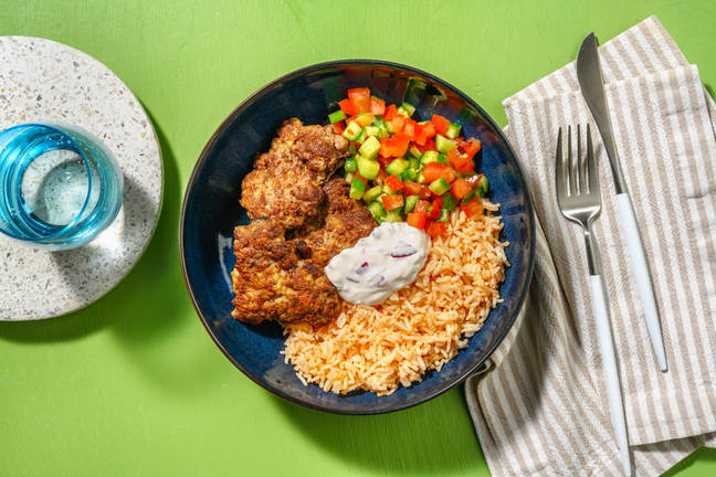 Krydrede hakkebøffer