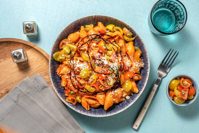 One Pot: Conchiglie Bruschetta Art 