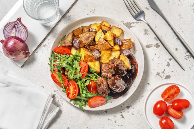 Chermoula Lamb Koftas and Balsamic Fig Sauce