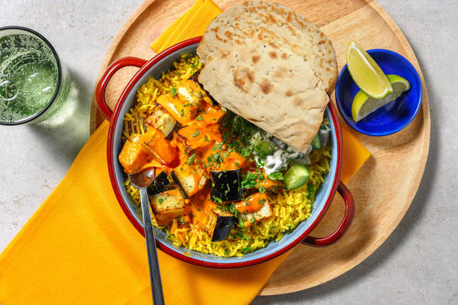 Aubergine tikka masala