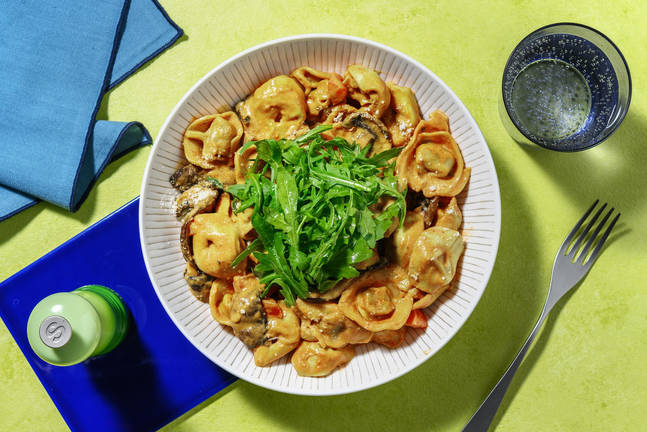 Lättlagad miso- och svamptortelloni