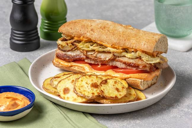 Thüringer Bratwurst Sandwich