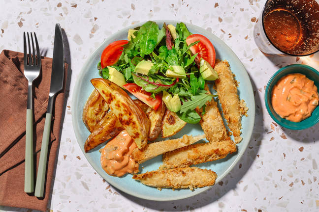 Plant-Based Chick'n Tenders & Wedges