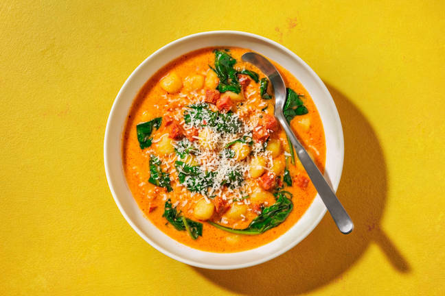One-Pot Creamy Chorizo & Gnocchi Soup