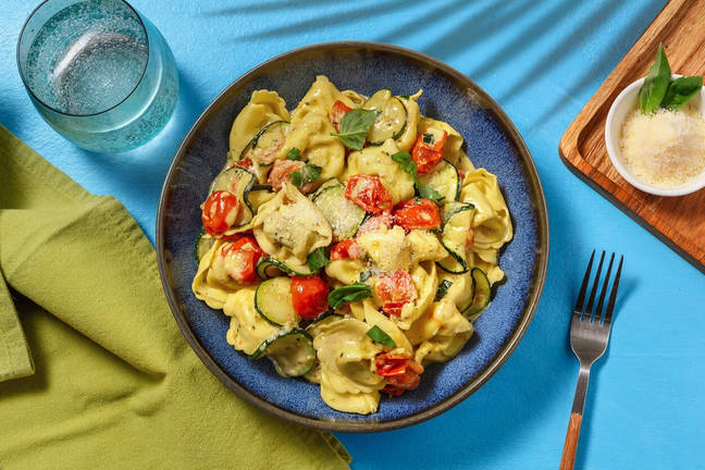 Cremige Tortellini mit Spinat-Ricotta-Füllung