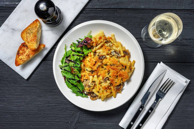 Ultimate Truffle Mushroom Mac and Cheese