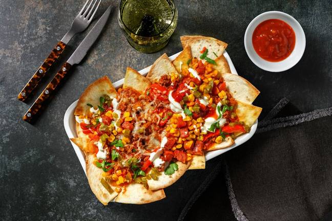 Loaded Picante Beef & Chorizo Nachos