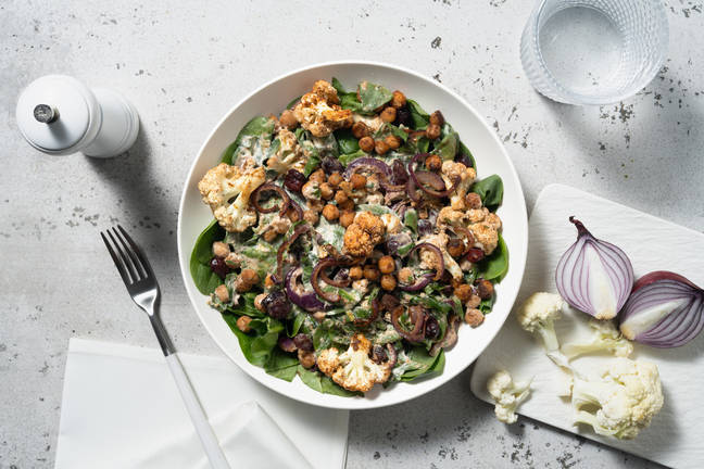 Levantinischer Blumenkohlsalat mit Tahini
