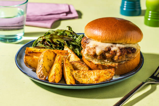 Family Favourite Pork and Apple Burger