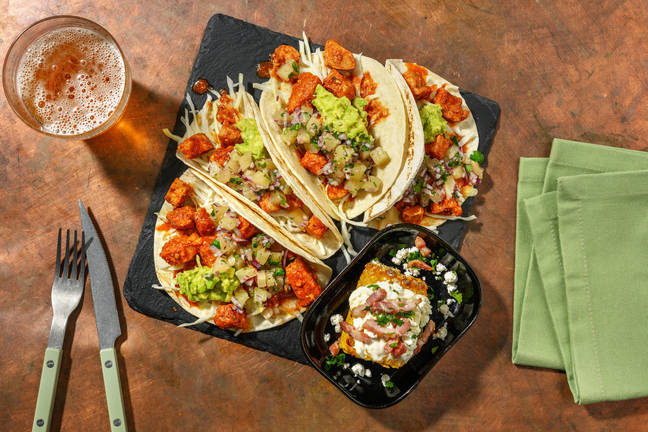 Tacos al pastor på fläskkotlett