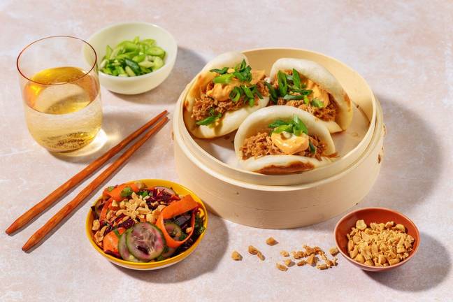 Thai-inspireret bao-boller med pulled pork 