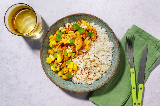 Rask malaysisk blomkålskarri