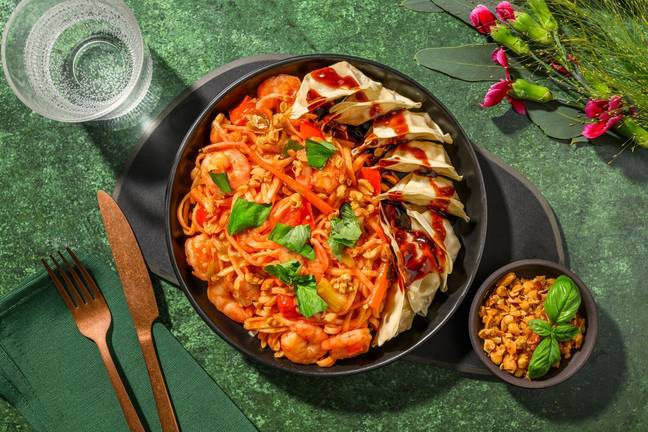 Pad thai-inspirert rekebowl
