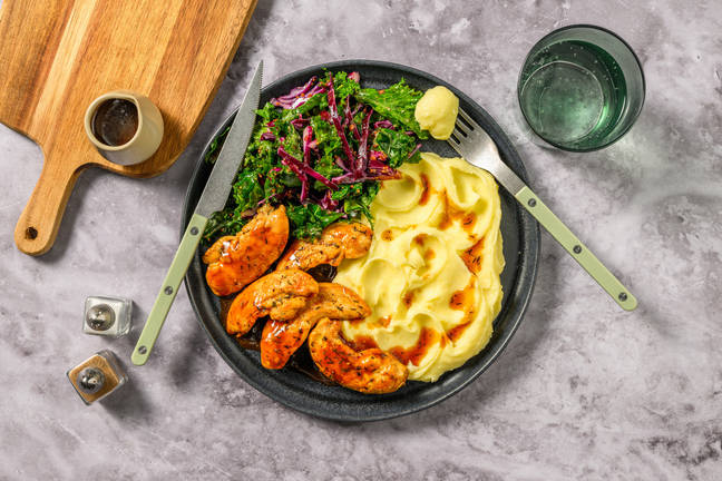 Rødvinsstekt kylling