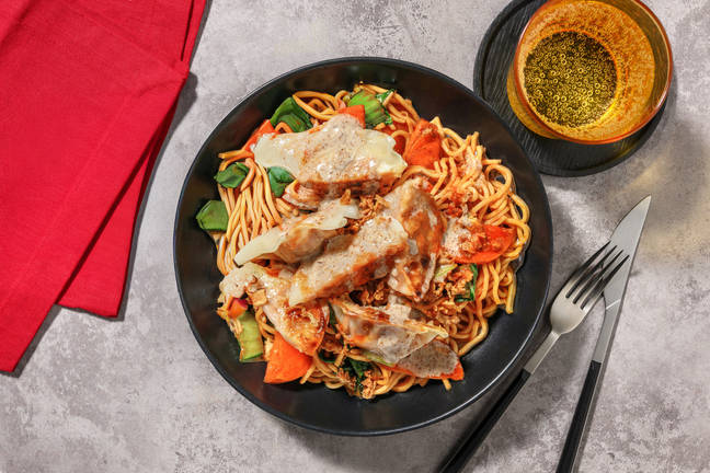 Golden Prawn Wontons & Garlic Noodles