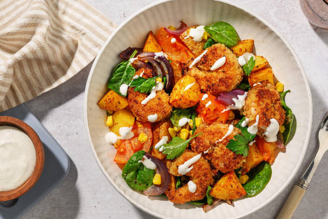 Cajunpanerade räkor