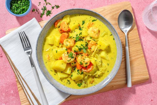  Jamaikanisches Garnelen-Curry