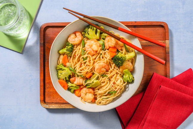 Speedy Southeast Asian Prawn Noodles