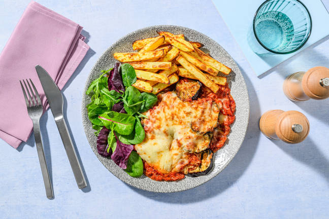 Italiensk aubergine-parmigiana