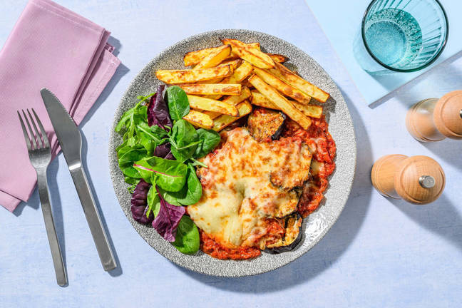 Italiensk aubergine parmigiana