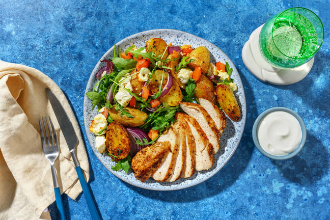 Middelhavsinspireret kylling