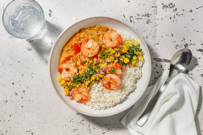 Brasiliansk reje-og kokosmælkgryde