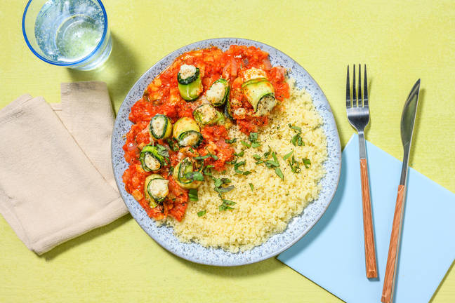 Involtini di zucchine: saquitos de calabacín con ricotta