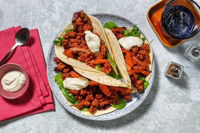 Super Quick Tex-Mex Style Pork Tacos