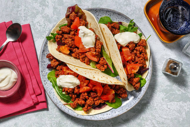 Super Quick Tex-Mex Style Pork Tacos