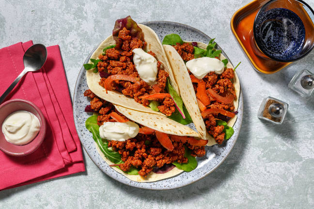 Super Quick Tex-Mex Style Pork Tacos
