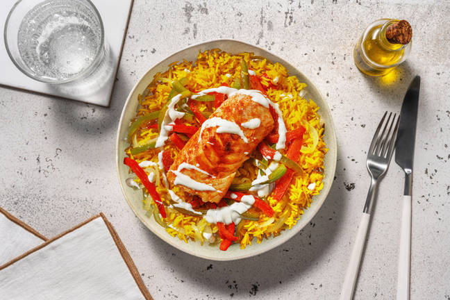 Kabeljauw met sumak en yoghurtsaus