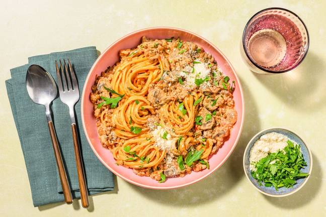 Lentil Ragu Linguine