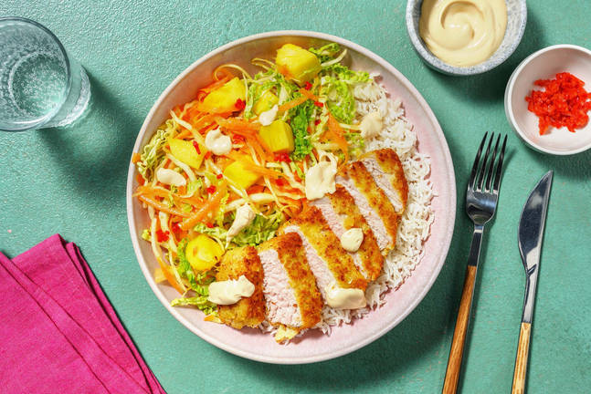 Currypanerad fläskkotlett