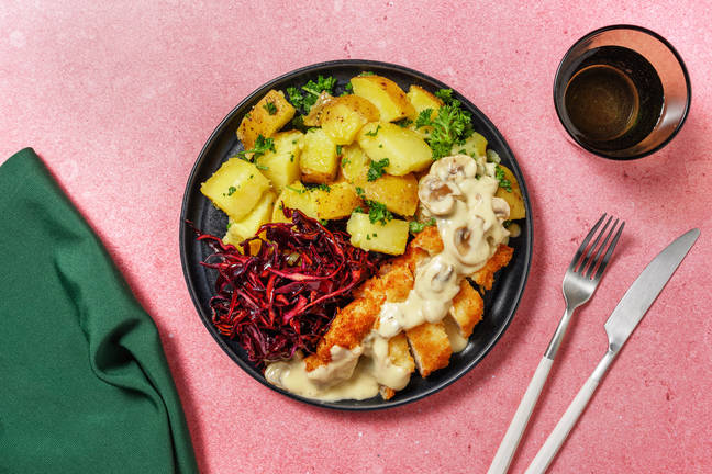 Gyldenstegt svineschnitzel