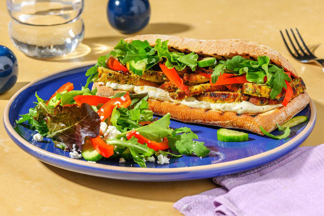 Provençal Grilled Turkey and Pepper Sandwiches