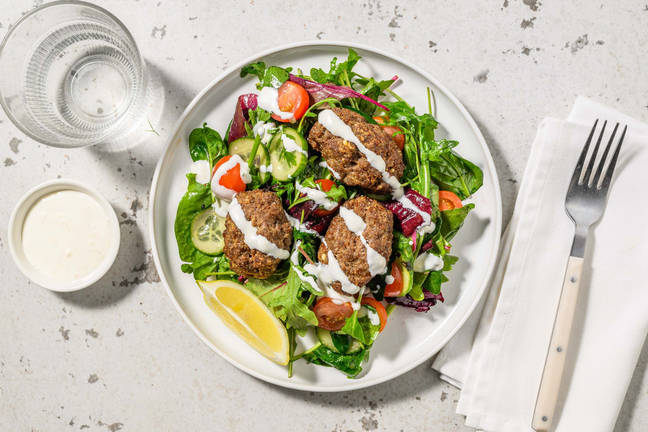 Carb Smart Middle Eastern Beef Koftas