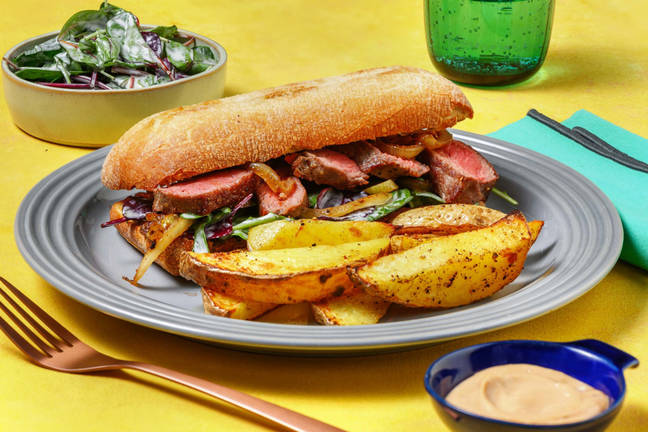 BBQ Steak Sandwiches