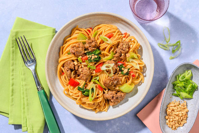 Plant-Based Protein Fiery Dragon Noodles